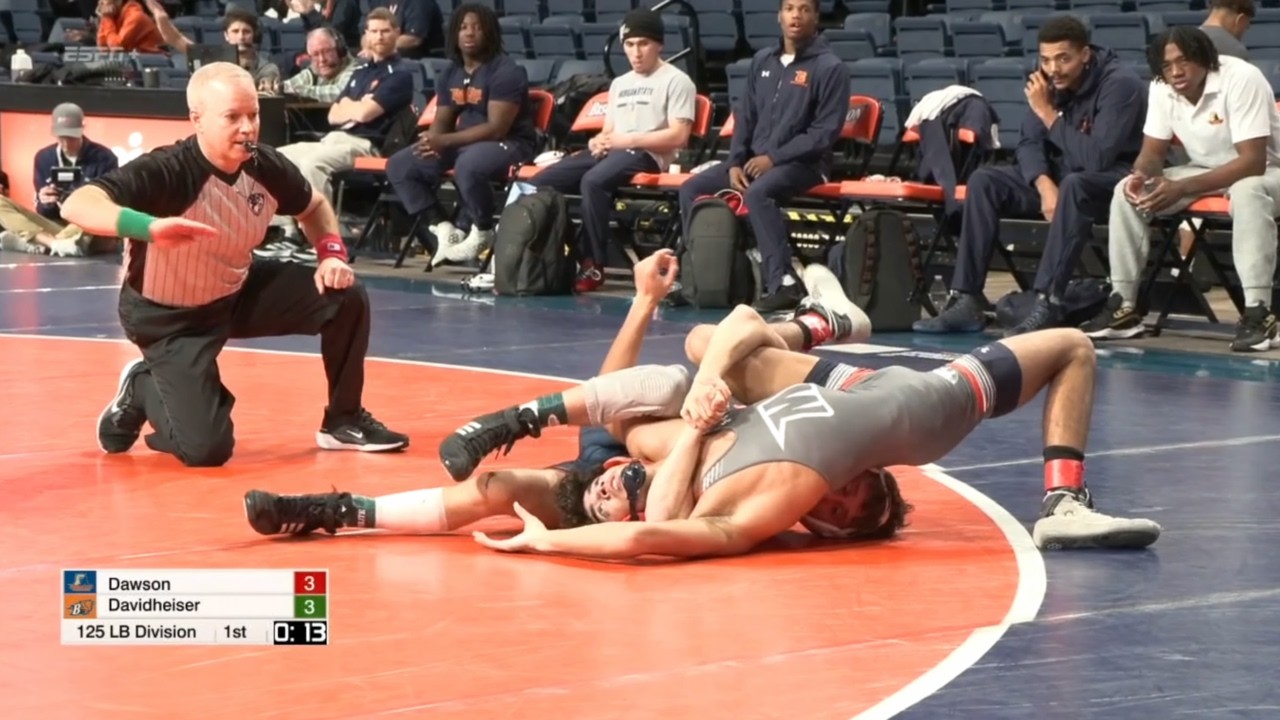 125lbs Kade Davidheiser (Bucknell) vs Julian Dawson (Morgan State)