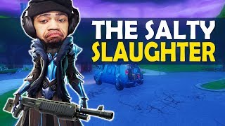 THE SALTY SLAUGHTER | HIGH KILL FUNNY GAME - (Fortnite Battle Royale)