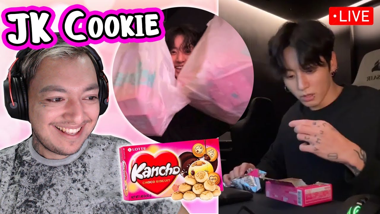 JUNGKOOK TRYING TO FIND HIS NAME ON A COOKIE - JUNGKOOK WEVERSE LIVE REACTION