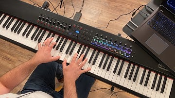 XLN Audio - Addictive Keys Grand Piano DEMO and REVIEW with M-Audio Hammer 88 Pro!