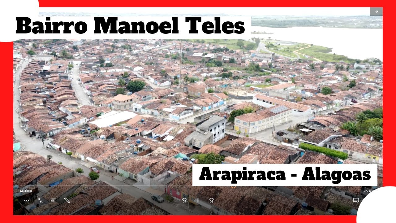 SOBREVOANDO O BAIRRO MANOEL TELES - ARAPIRACA / ALAGOAS 🛩️
