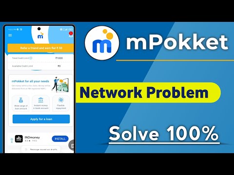 mPokket App Network Problem Solve, mPockket Something Went Wrong Fix