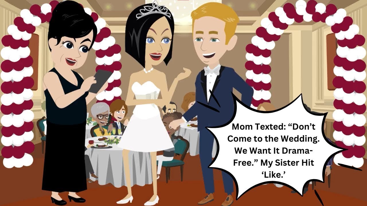 Mom Texted  “Don’t Come to the Wedding  We Want It Drama Free ” My Sister Hit ‘Like