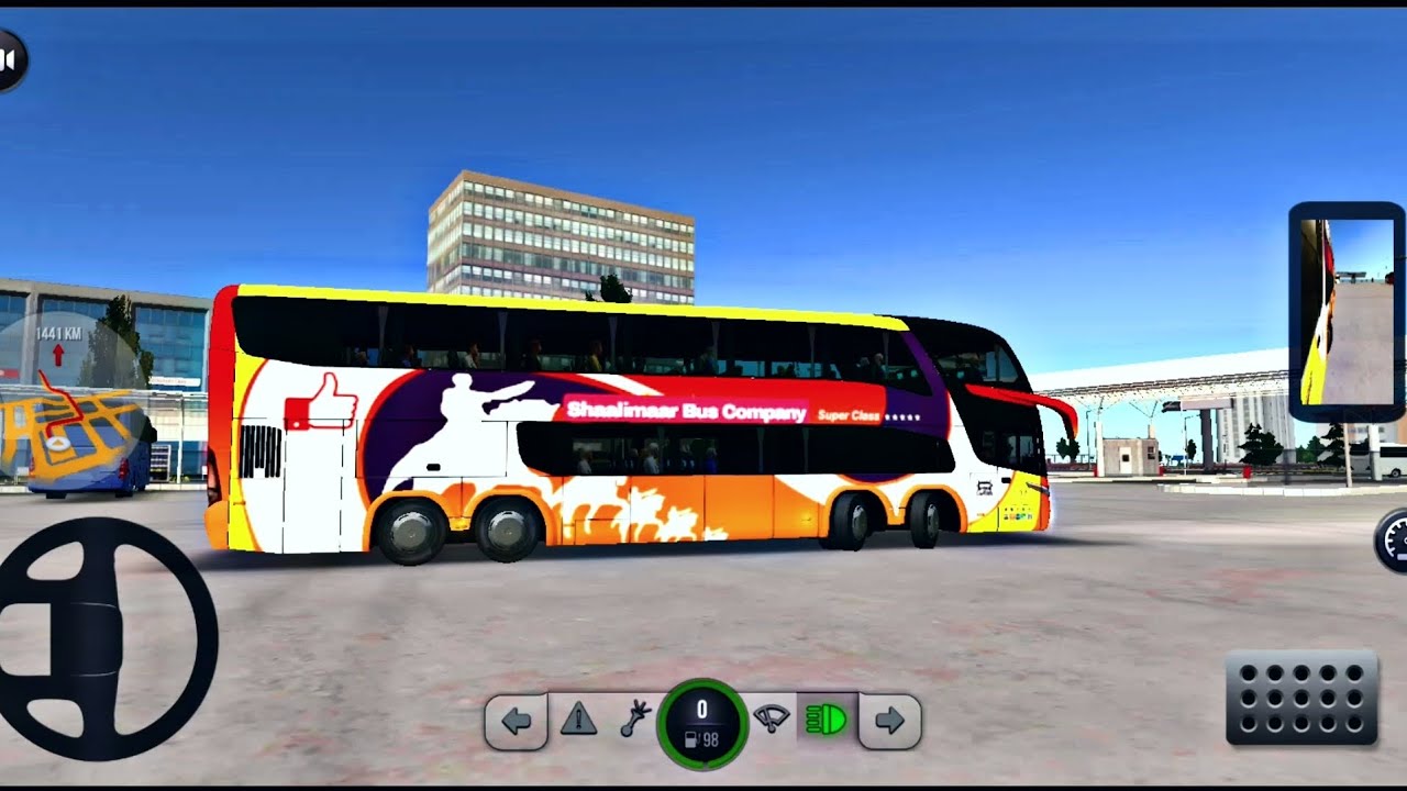 Simulador de ônibus de jogos de ônibus indiano versão móvel