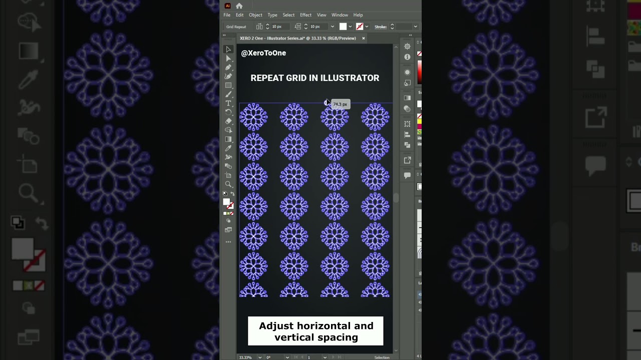 Repeat Grid in Illustrator 2022