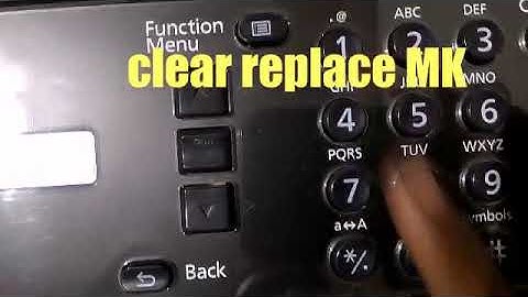 Fix Replace MK (maintantance kit) in Kyocera Taskalfa 1800/2200/2201 -PMC