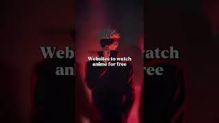 top 5 anime website in hindi #anime #shorts