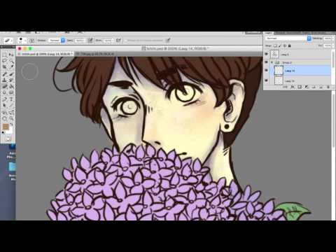 HYDRANGEA - speedpaint