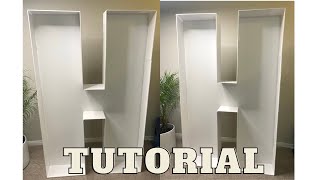 HOW TO: MAKE A BALLOON MOSAIC | 5FT Letter H tutorial