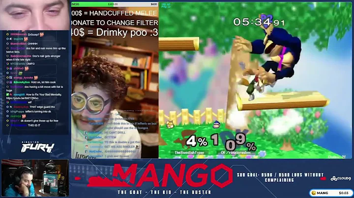 Ringler (DK) vs. Leffen (Fox) - Slippi Ranked