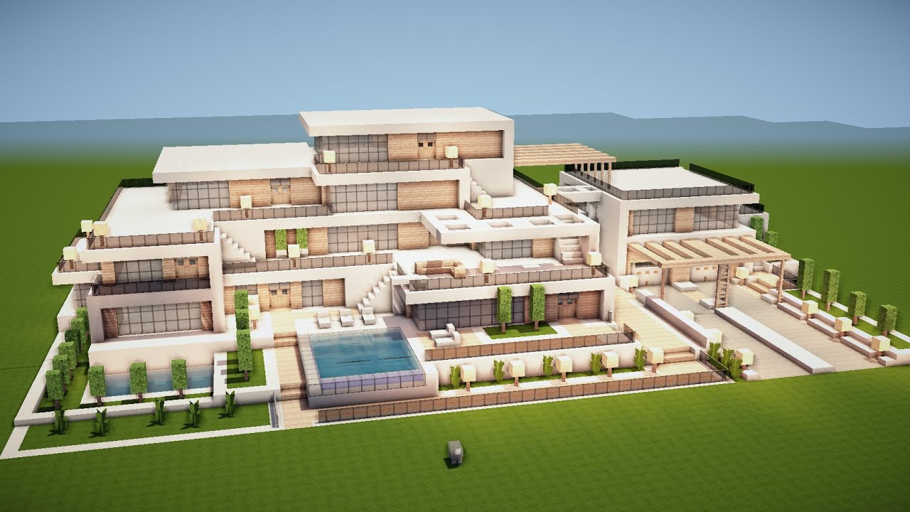 MINECRAFT EINRICHTUNG von der RIESEN VILLA YouTube