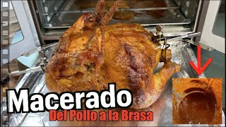 RECETA: MACERADO PARA HACER POLLO A LA BRASA