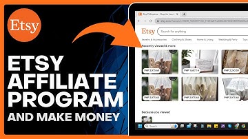 Make Money Online With Etsy | Etsy Affiliate Program Tutorial