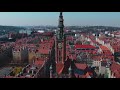 Piękne Miasto Gdańsk w 2019r z drona w 4k