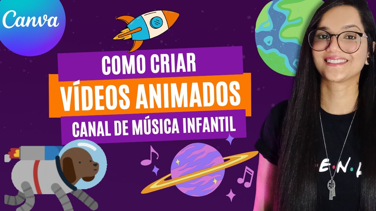 COMO CRIAR VÍDEO ANIMADO INFANTIL COM MÚSICA