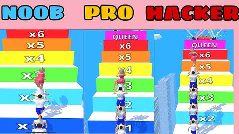 NOOB vs PRO vs HACKER in I Am The Queen - All Levels Gameplay, New Game (Android, iOS)