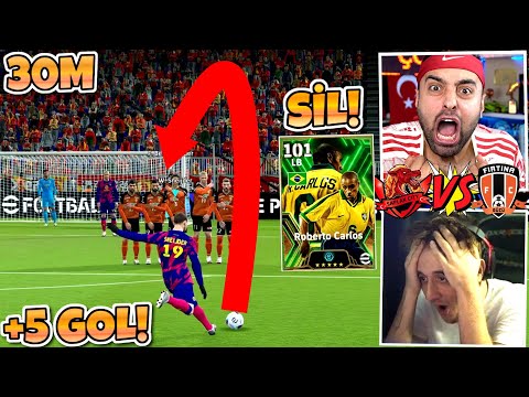 100 SNEİJDER 30 METRE FRİKİK GOL ! KAYBEDEN ROBERTO CARLOS SİLER ! ÜMİDİ VS EMJAN ELPESİCO 2024 !