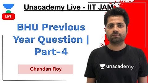 BHU Previous Year Question | Part-4 | Mathematics | M.Sc. Entrance | BHU 2020 | Chandan Roy