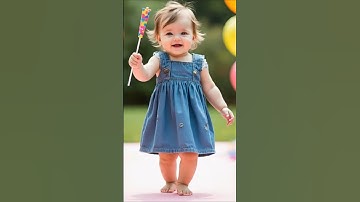 3D AI Baby Girl Style 👶 | Cutest Outfit Collection of 2025 🍼 #cute #babyclothing #cutebaby