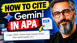 How to cite google gemini in apa 2026
