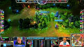 FNC vs C9 | Fnatic vs Cloud 9 Game 3 Bo3 Worlds 2013 Quarter finals | Season 3 championship S3 VOD