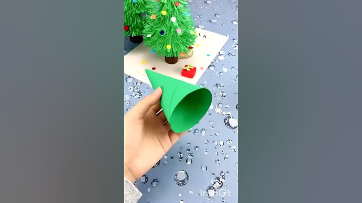 ✨🎄как сделать ёлочку из бумаги 🌲✨ #новыйгод #merrychristmas