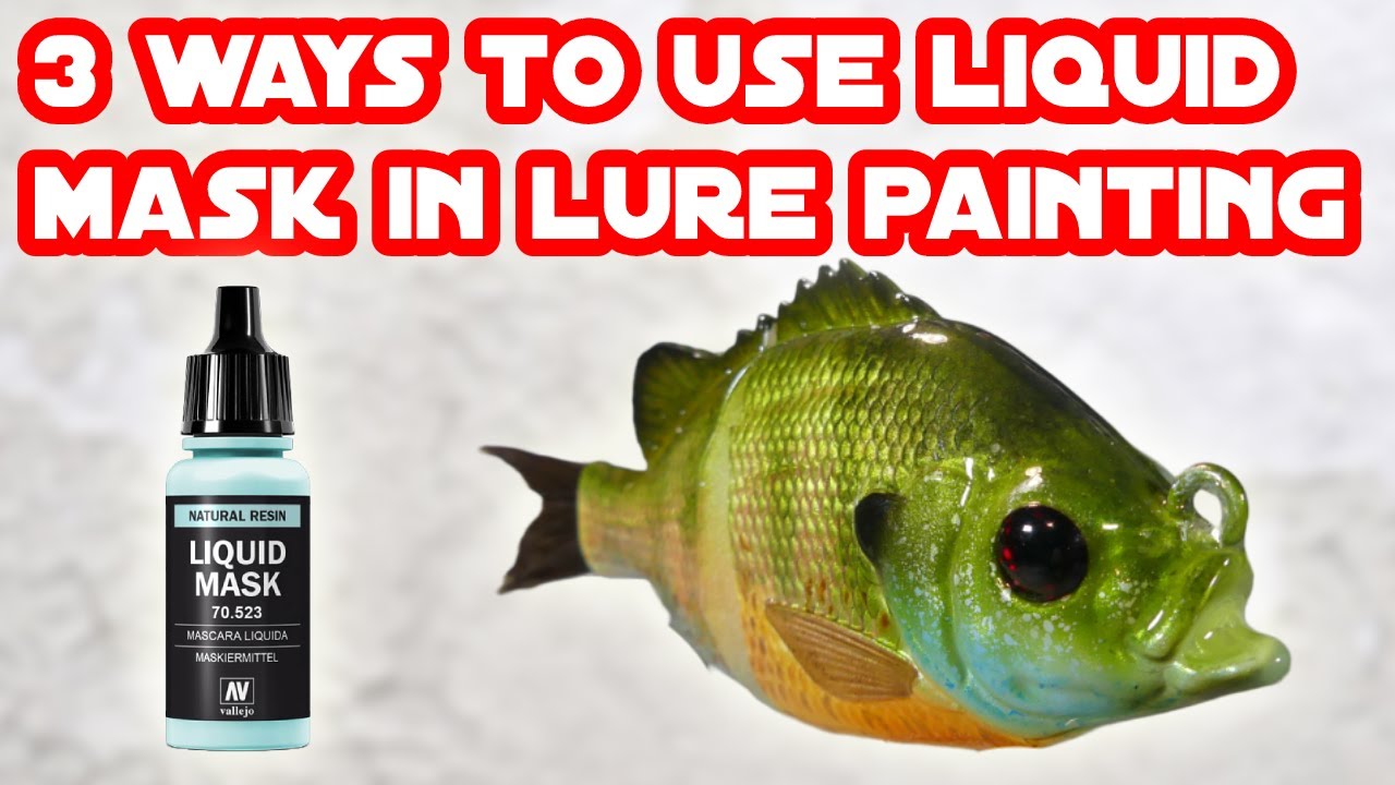 3 tips to use Vallejo liquid mask in lure painting 