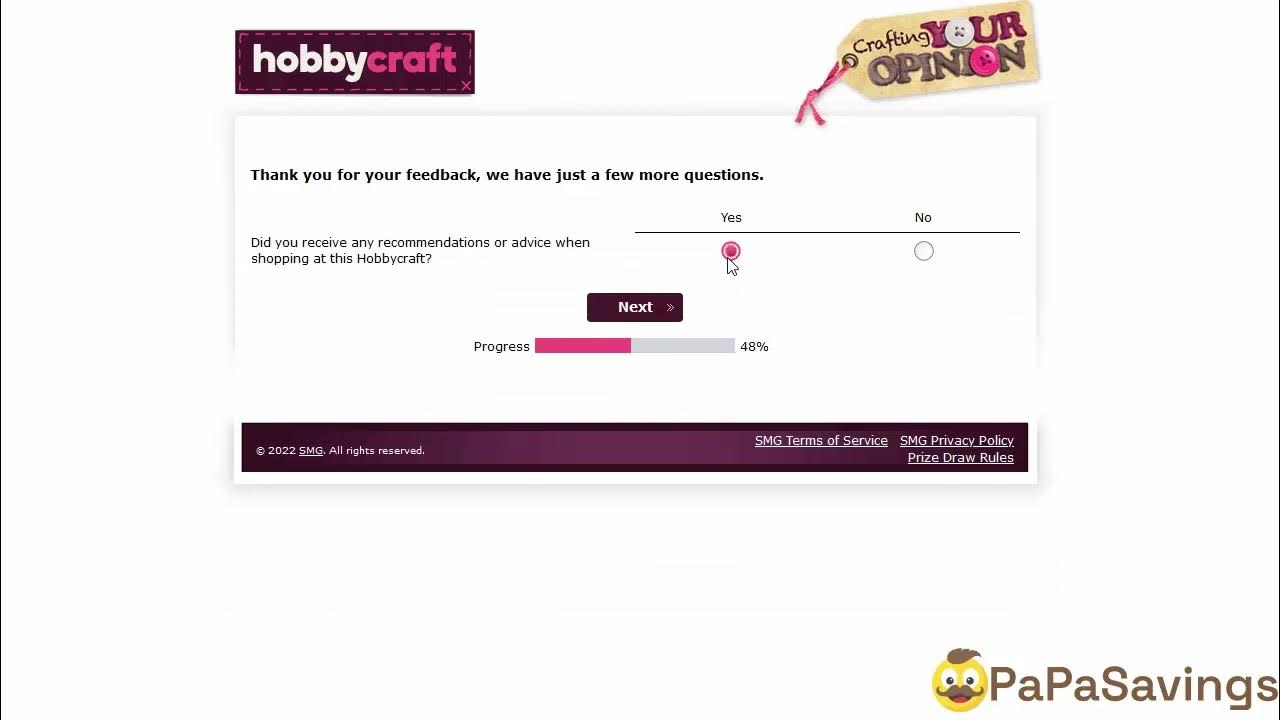 Do the Hobbycraft Customer Satisfaction Survey Online 2023 YouTube