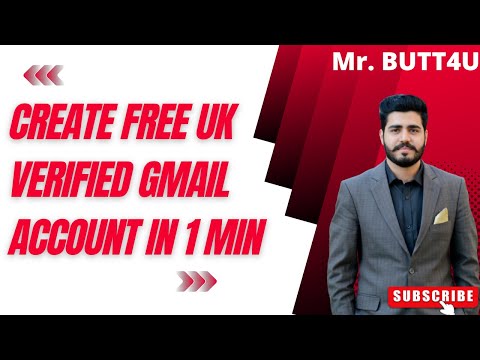 How to Create a UK Gmail Account for free with UK Phone no. 2022! #ukgmail #free #viral #butt4u