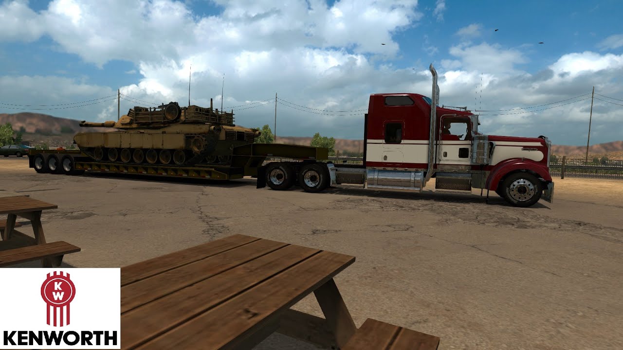 American Truck Simulator: Garage Recap 8: Kenworth W900 - YouTube
