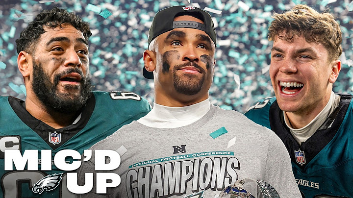 Eagles Mic'd Up in DOMINANT NFC Championship Win