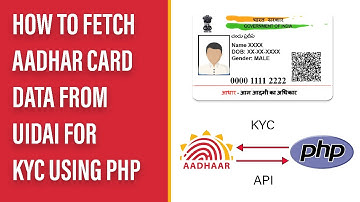 How to Fetch Aadhar Card Data from UIDAI for KYC using PHP | Step-by-Step Tutorial