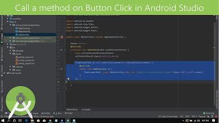 Information 6-How to call method on button click in android studio | URDU/HINDI News