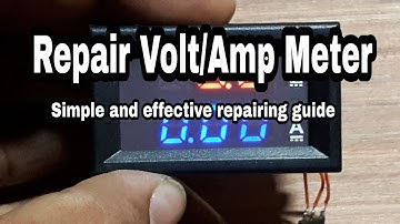 #EP-58 Repair Volt/Amp Meter Chinese