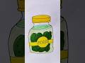 Pickle 🥒 Drawing For Kids #pickle #kidstvforfun #coloring #drawing #shorts #viralshorts #trending