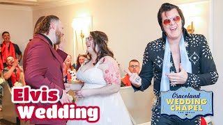 Kyle & Jamie's Elvis Wedding in Las Vegas | Graceland Chapel