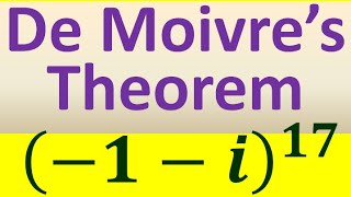Complex Numbers (Part 15 of 26): de Moivre's Theorem - Examples with Special Angles