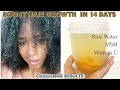 QUARANTINE: RICE WATER & MSM 14 DAY RESULTS | I'M SHOOK SIS | HAIR GROWTH CHALLENGE | Mel's World