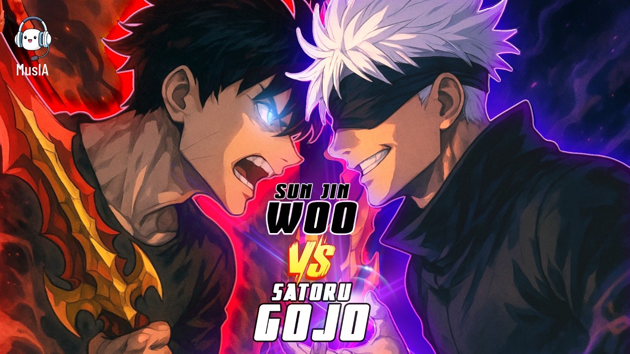 Falso monarca ¡Te acabare! Sun Jin Woo VS Satoru Gojo (epic Rap battle)