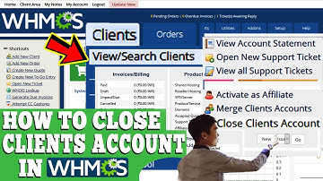 HOW TO CLOSE CLIENTS ACCOUNT IN WHMCS? [STEP BY STEP]☑️
