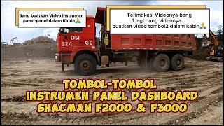 Tutorial Tombol Instrumen Panel Mobil SHACMAN F2000 & F3000‼Paling lengkap Untuk Pemula