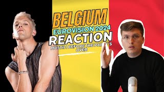 🇧🇪REACTION BELGIUM I EUROVISION 2024 I MUSTII - BEFORE THE PARTY´S OVER I OFFICIAL MUSIC VIDEO