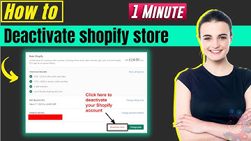 How to deactivate shopify store 2025