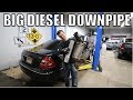 I Installed A Catless Downpipe On My Turbo Diesel Mercedes & Tested 0-60 MPH. Listen To That Turbo!