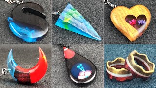 Resin art Amazing 6 styles of Necklace pendant jewelry Essence compilation 7/S113