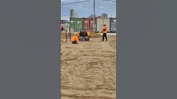 Technical compact sand for ground beam lean concrete