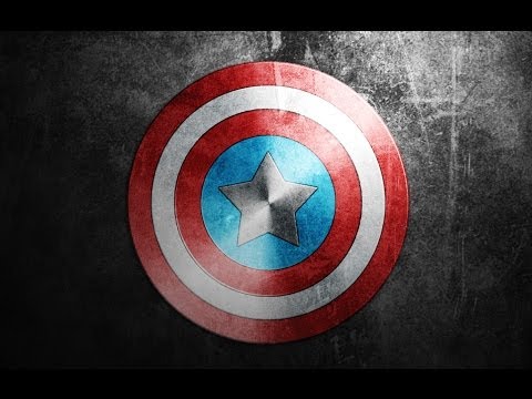 Create Captain America shield Avengers in photoshop tutorial