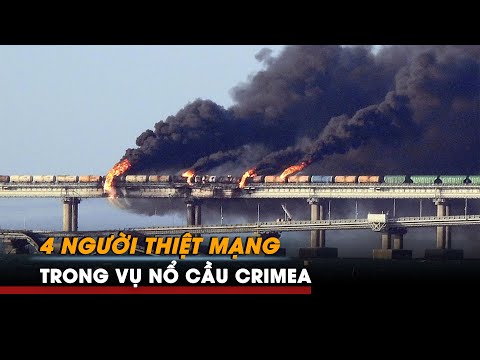 Tin tức Nga – Ukraine mới nhất | Báo Nga nói gì về 4 người thiệt mạng trong vụ nổ cầu Crimea?