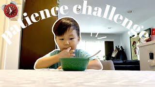 PATIENCE CHALLENGE ON MY 3 YEAR OLD... | Mel Datugan
