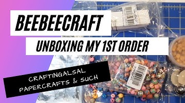 Beebeecraft Order #1: Unboxing the Crafting Goodies #Beebeecraft